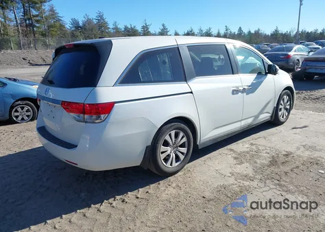 2014 Honda Odyssey Ex-L from USA, damaged, VIN 5FNRL5H61EB060558